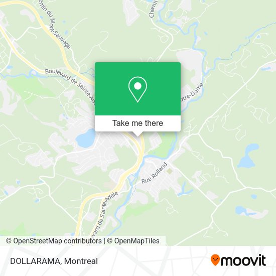 DOLLARAMA map