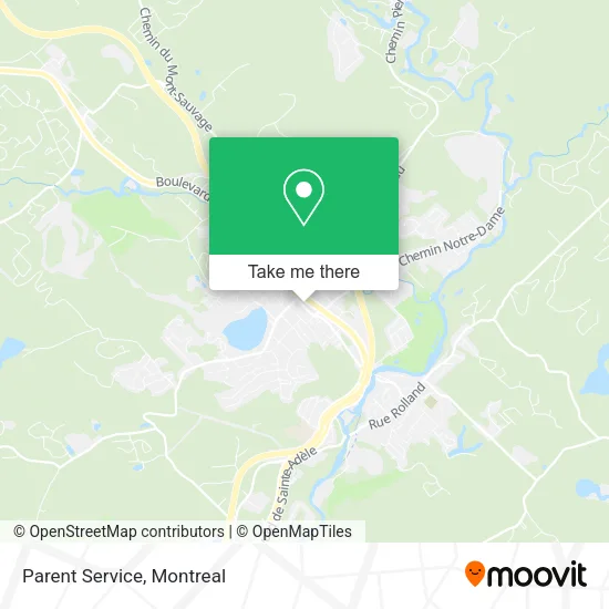 Parent Service map