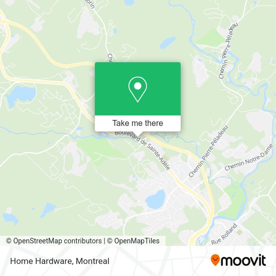 Home Hardware map