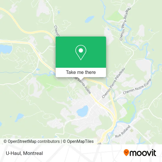 U-Haul map