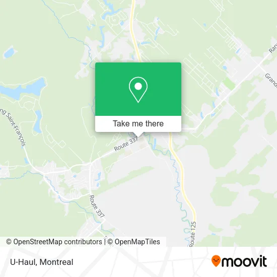 U-Haul map