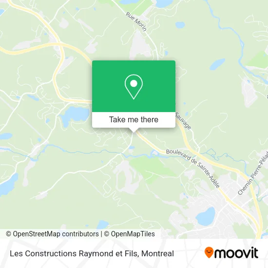 Les Constructions Raymond et Fils map