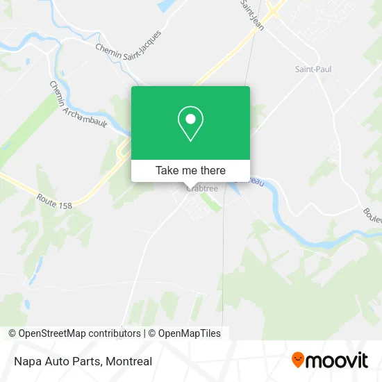 Napa Auto Parts map
