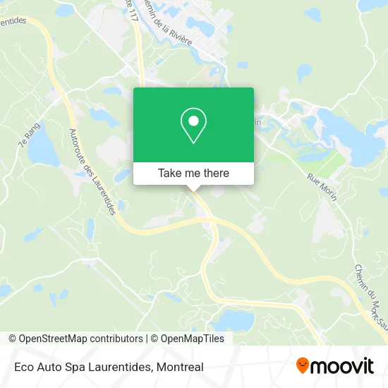Eco Auto Spa Laurentides map