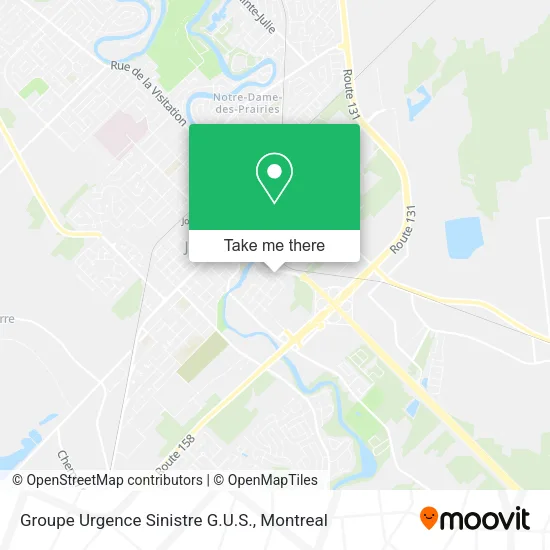 Groupe Urgence Sinistre G.U.S. map