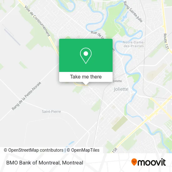 BMO Bank of Montreal map