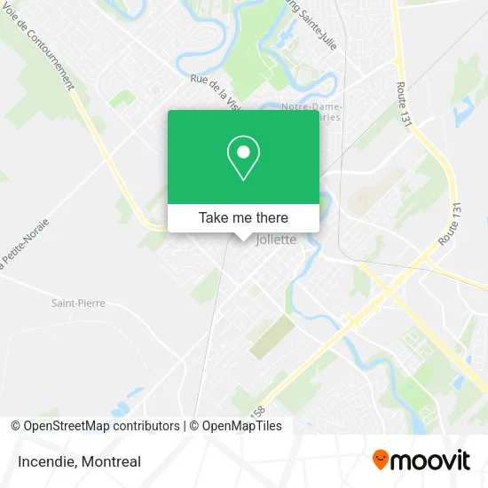 Incendie map