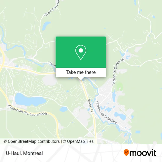 U-Haul map