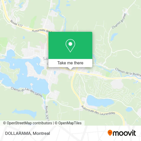 DOLLARAMA map