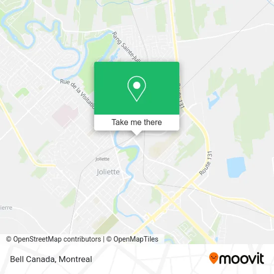 Bell Canada map