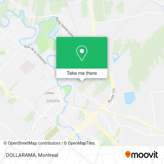 DOLLARAMA map