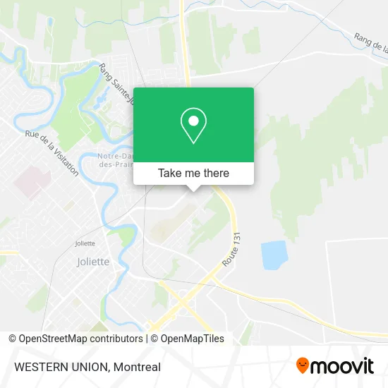 WESTERN UNION map
