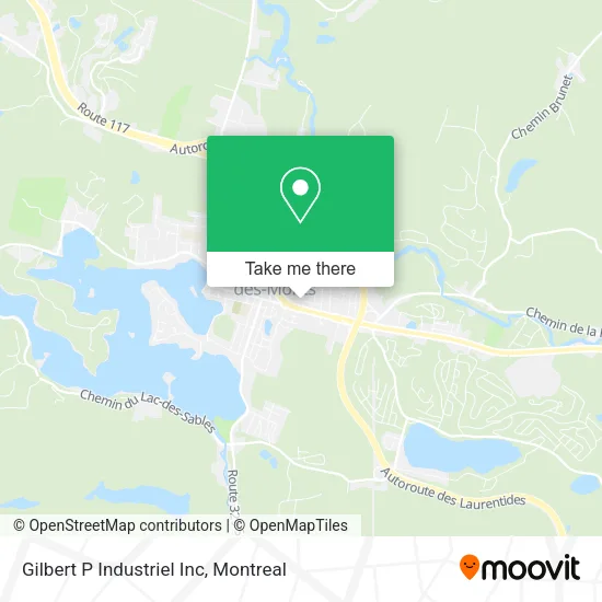 Gilbert P Industriel Inc map