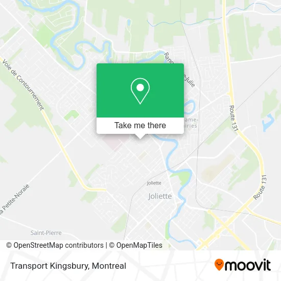 Transport Kingsbury map