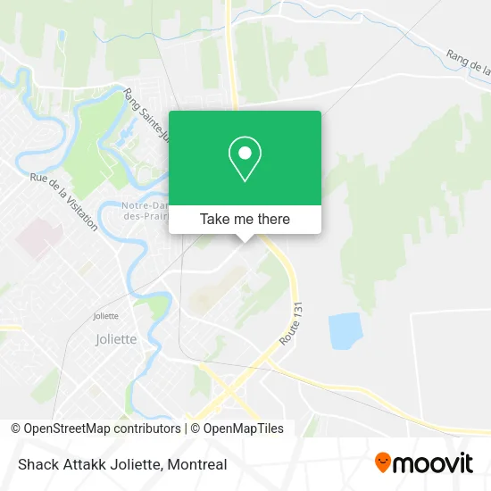 Shack Attakk Joliette map