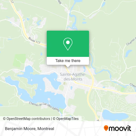 Benjamin Moore map
