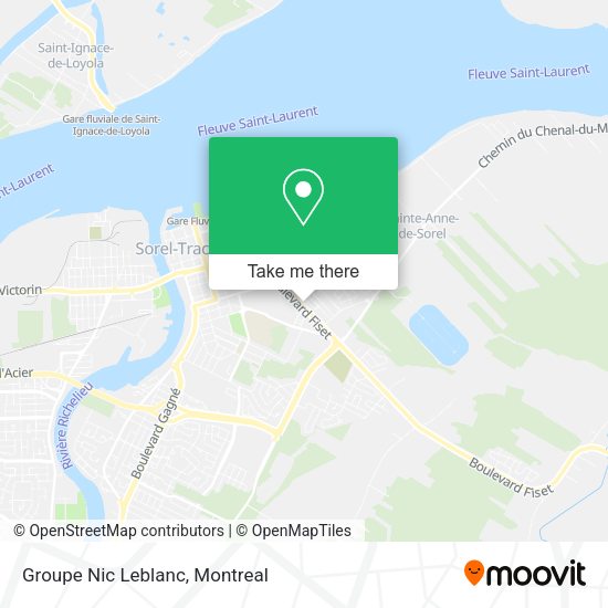 Groupe Nic Leblanc map