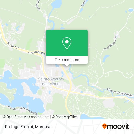 Partage Emploi map