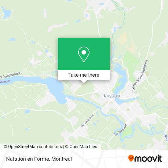 Natation en Forme map