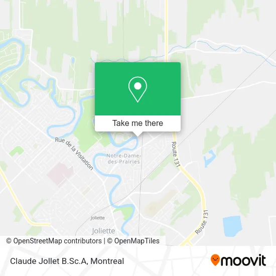 Claude Jollet B.Sc.A map