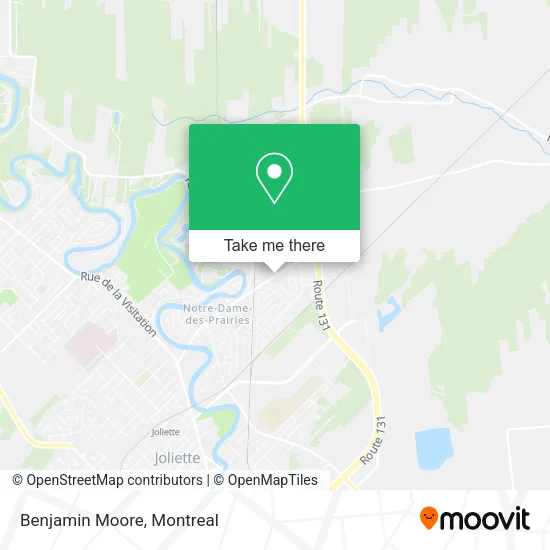 Benjamin Moore map