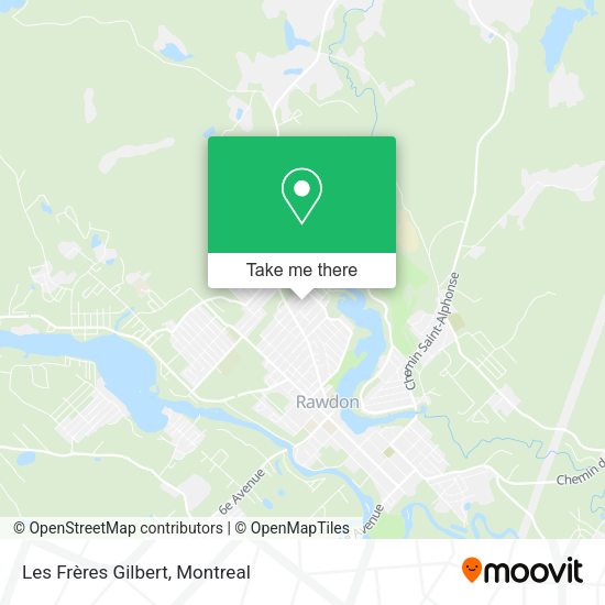 Les Frères Gilbert map