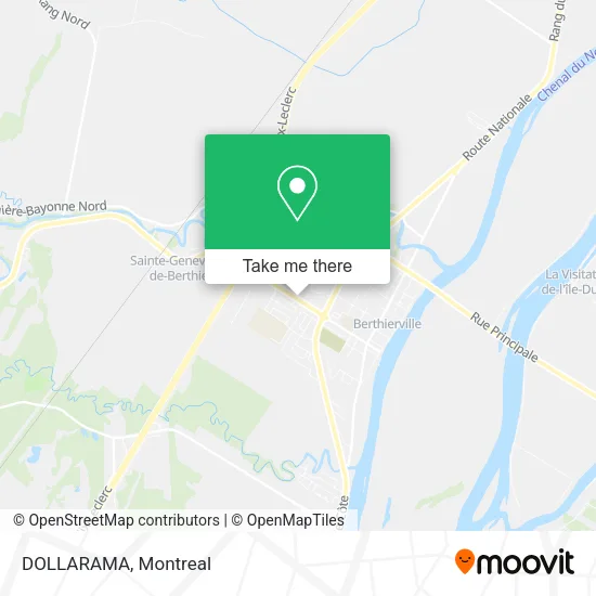 DOLLARAMA map