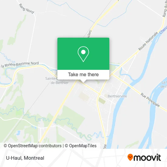 U-Haul map