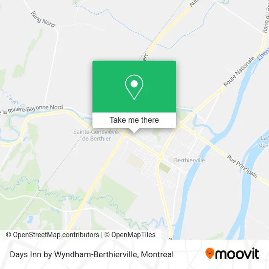 Days Inn by Wyndham-Berthierville map