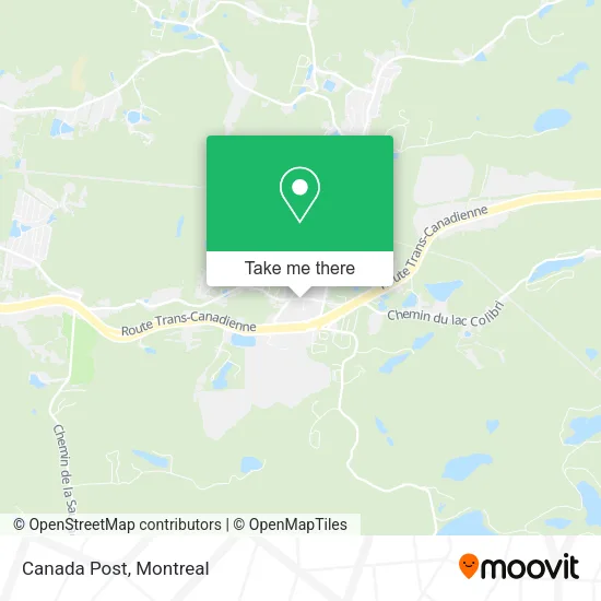 Canada Post map