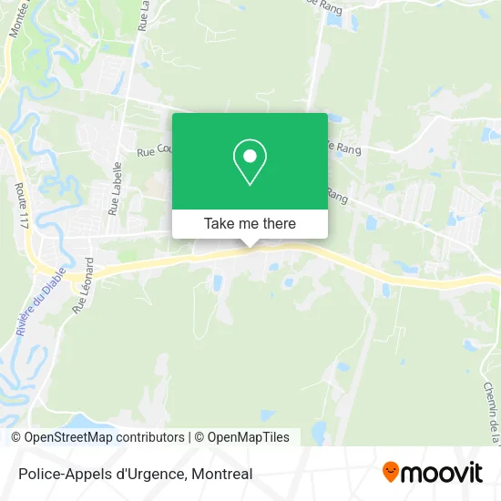 Police-Appels d'Urgence map