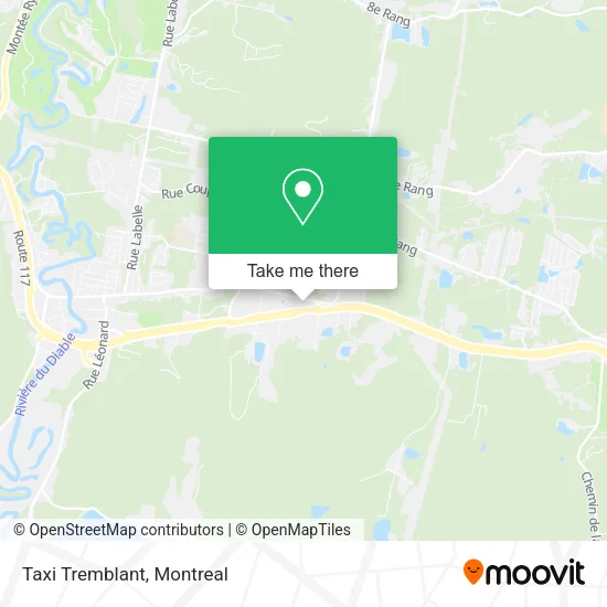 Taxi Tremblant map