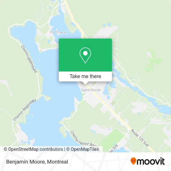 Benjamin Moore map