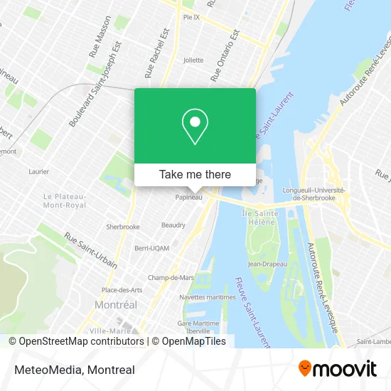MeteoMedia map