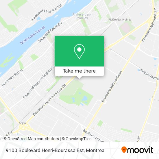 9100 Boulevard Henri-Bourassa Est map