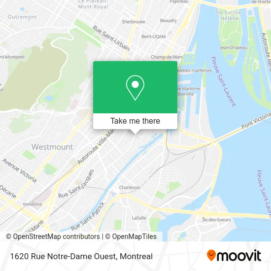 1620 Rue Notre-Dame Ouest map