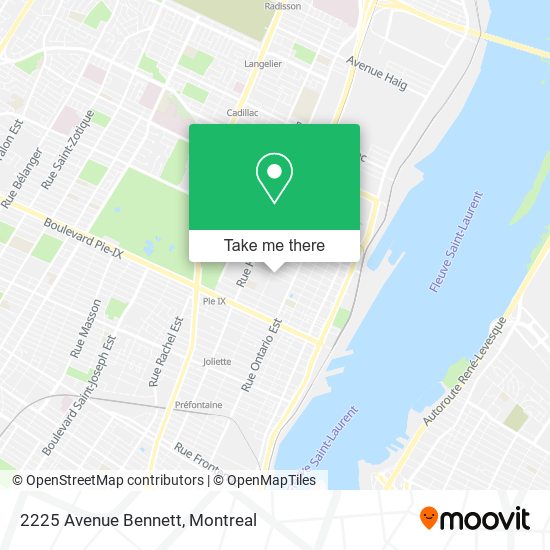 2225 Avenue Bennett map