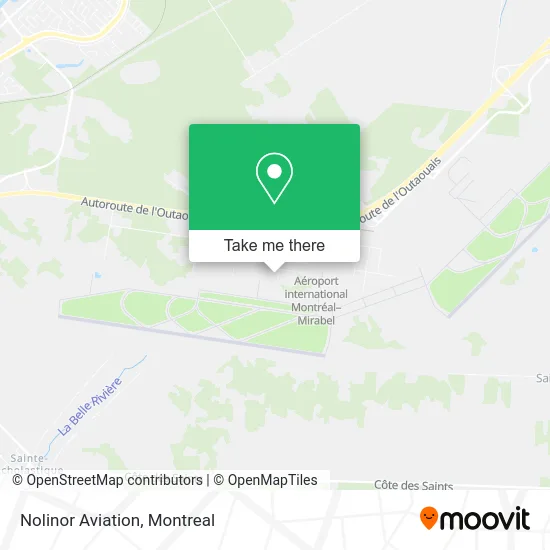 Nolinor Aviation map
