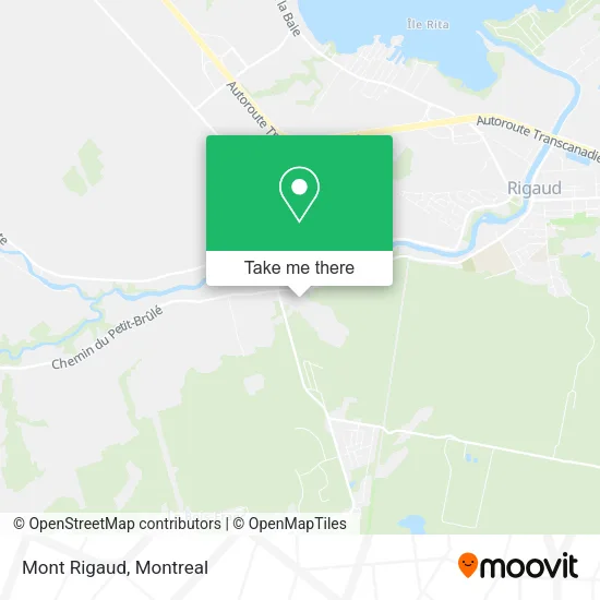 Mont Rigaud map