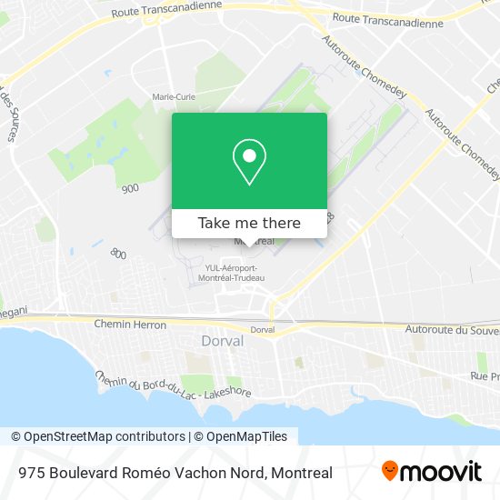 975 Boulevard Roméo Vachon Nord map