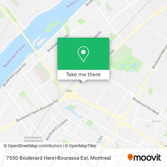 7550 Boulevard Henri-Bourassa Est map