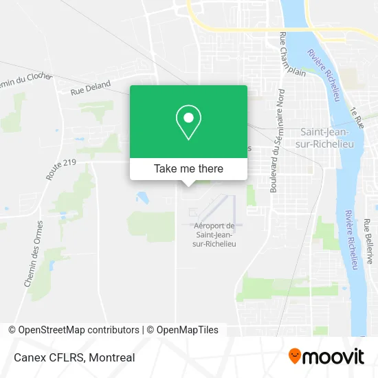 Canex CFLRS map