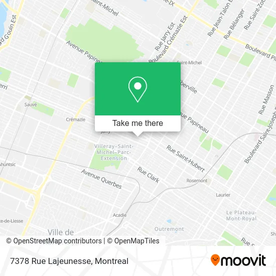 7378 Rue Lajeunesse map