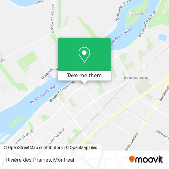 Rivière-des-Prairies map