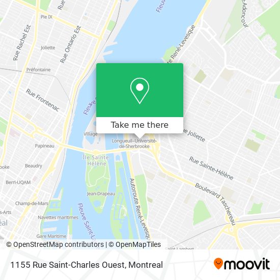 1155 Rue Saint-Charles Ouest map