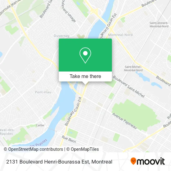 2131 Boulevard Henri-Bourassa Est map