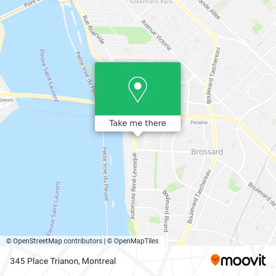 345 Place Trianon map