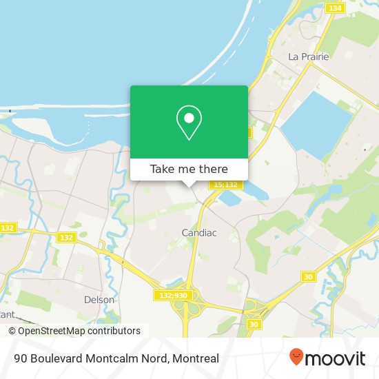 90 Boulevard Montcalm Nord map
