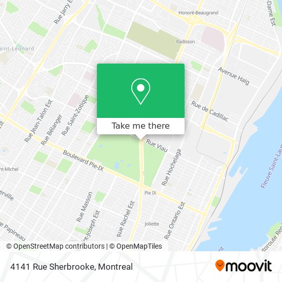 4141 Rue Sherbrooke map