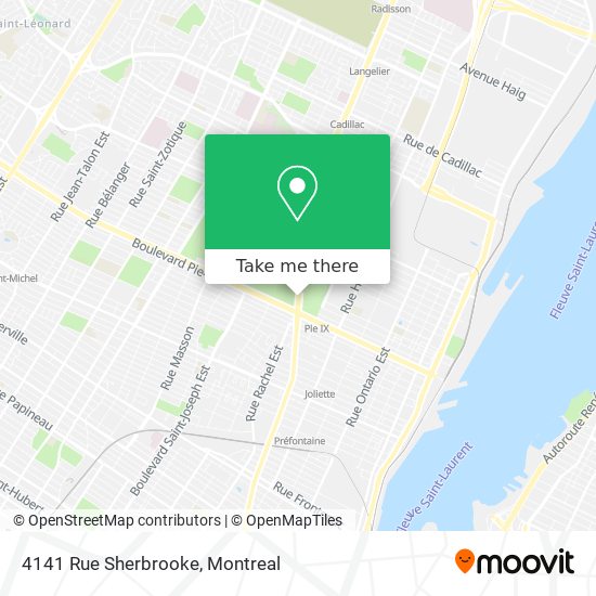 4141 Rue Sherbrooke map